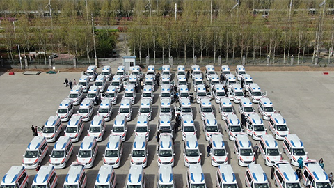 76 Vito Negative Pressure Ambulances have been Delivered to the Health Commission of Henan Province.